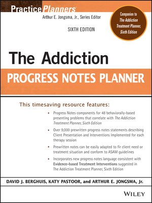 cover image of The Addiction Progress Notes Planner